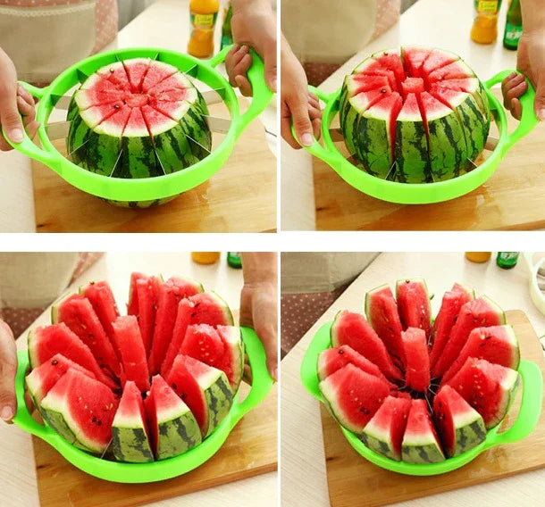 Multi Function Fruit Slicer Melon Watermelon Cutter - 0 | Fruit Green (View 2)
