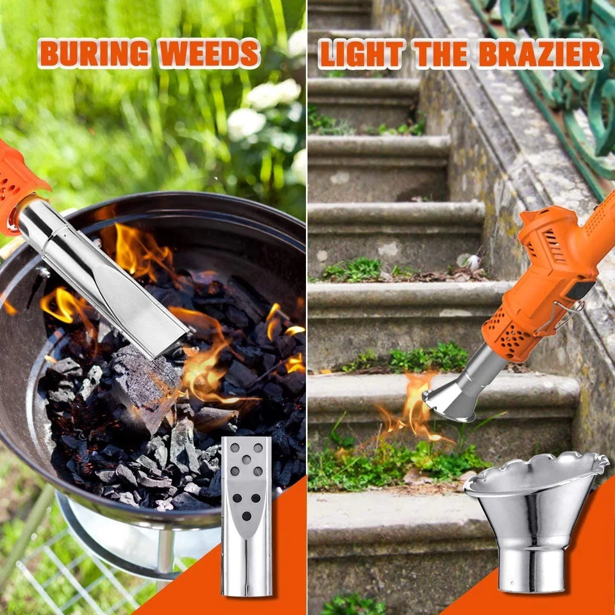 Multifunctional Electric Grass Burning Machine - Gardening Tool Handles | Christmas Decorative (View 2)