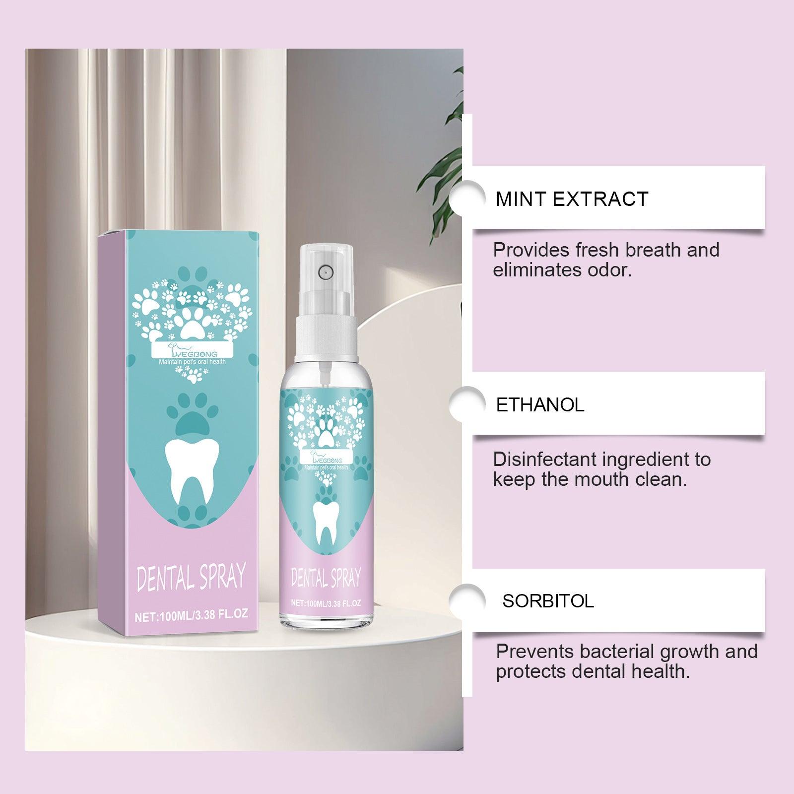 Pet Teeth Spray Care Clean Mouth | Accessory Organizer - Home & Garden > Storage & Organization | Massage Massager (View 5)