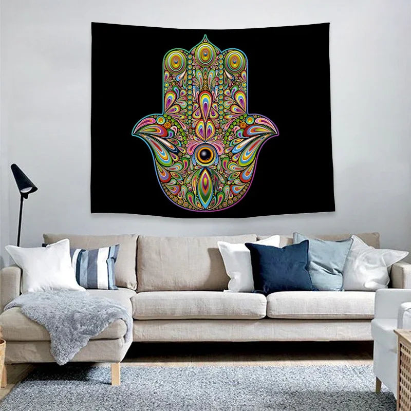 Trendy Home Decor Psychedelic Print Tapestry | Holder - Home Decor | Decor Home (View 6)