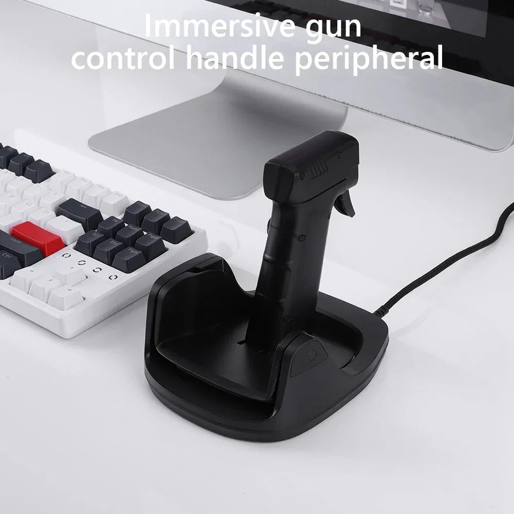 Gun Style Vertical Gaming Mouse | Adapter Converter - Electronics > Electronics Accessories > Computer Components > Input Devices > Mice & Trackballs | Bluetooth Portable (View 4)