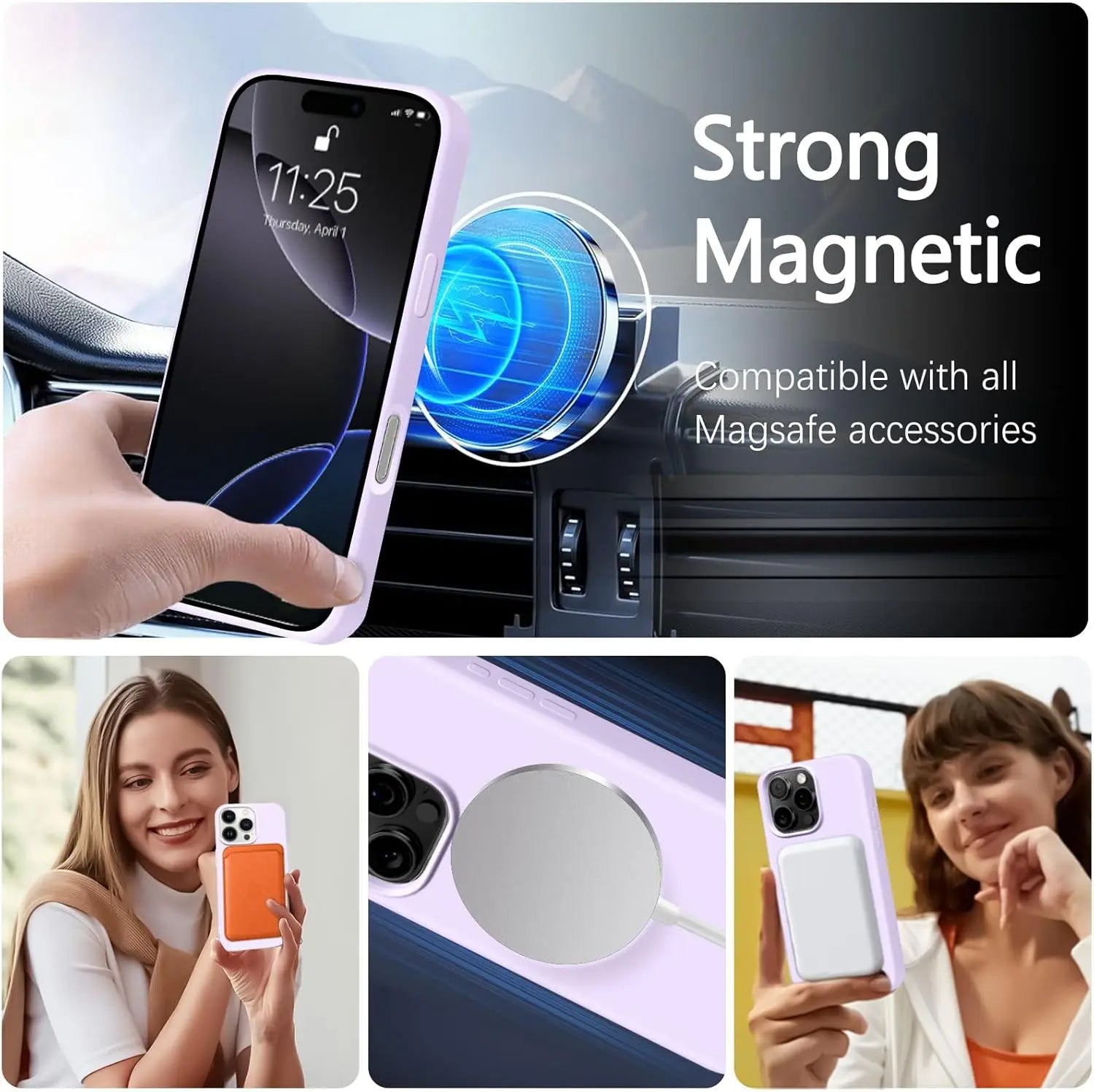 Phone Case Lanyard Strap | Magnetic Accessory - Mobile Phone Pre-Paid Cards | Bluetooth Magnetic (View 4)
