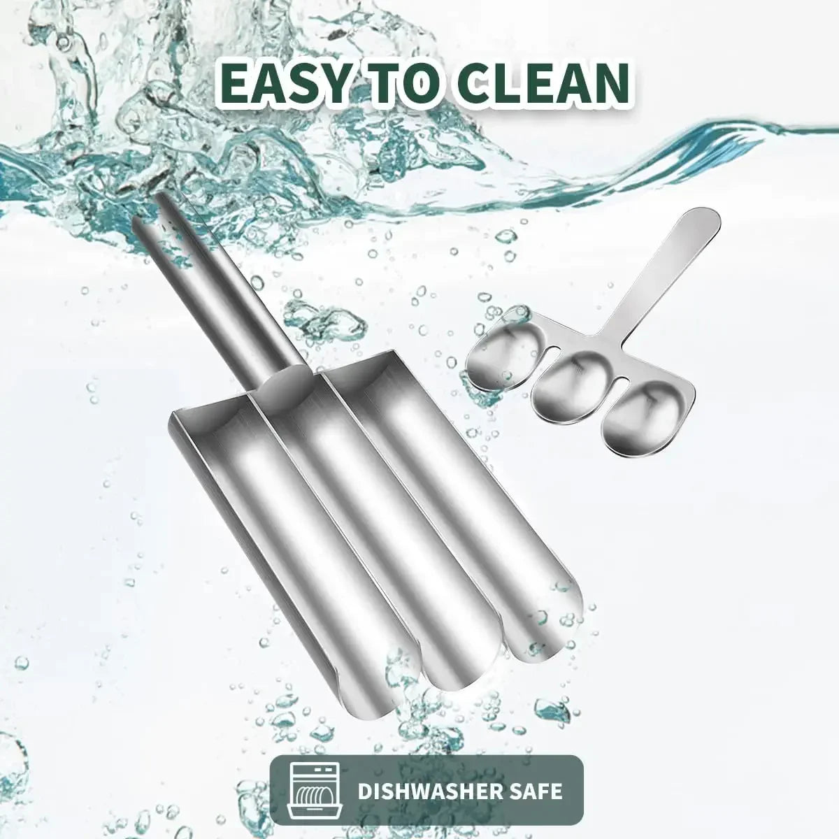 Triple Meatball Maker Easy Cooking Serving | Gauge - Cookie & Brownie Dough | Candy Chocolate (View 4)