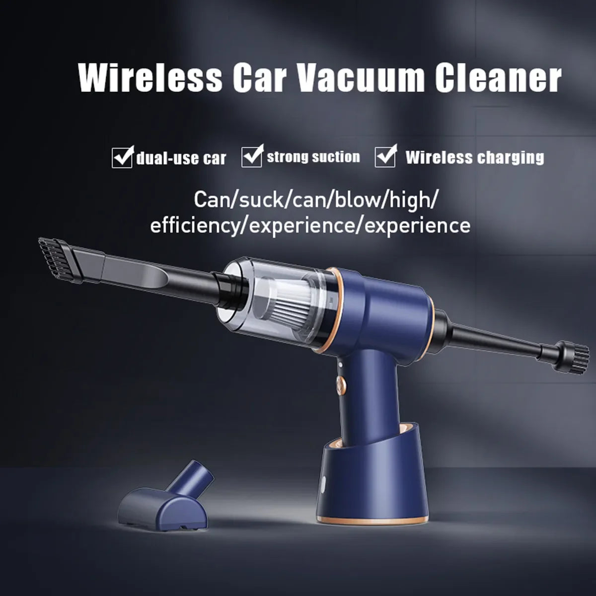 Handheld Car Vacuum Cleaner | Portable Holder - Home & Garden > Household Supplies | Bluetooth Device (View 5)