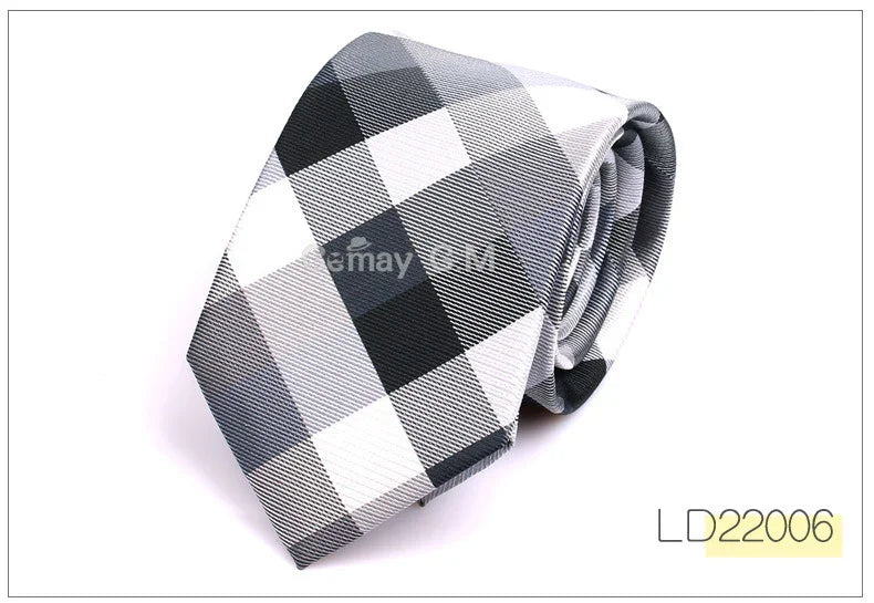 Casual Plaid Ultra Narrow Tie Mens Clothing Accessories - Men's Clothing & Accessories | Accessory Elegant (View 9)