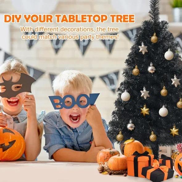 Artificial Christmas Mini Tree With Plastic Stand - Unik Store