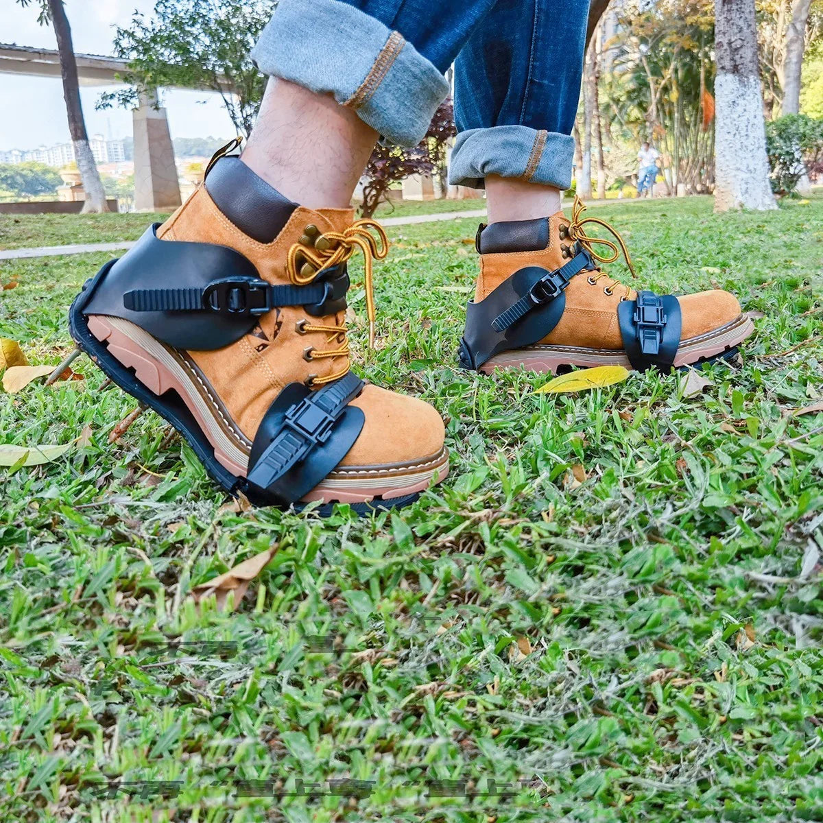 Garden Grass Brush Shoe Pu Tools Aerating Shoes - Gardening Tools | Christmas Decorative