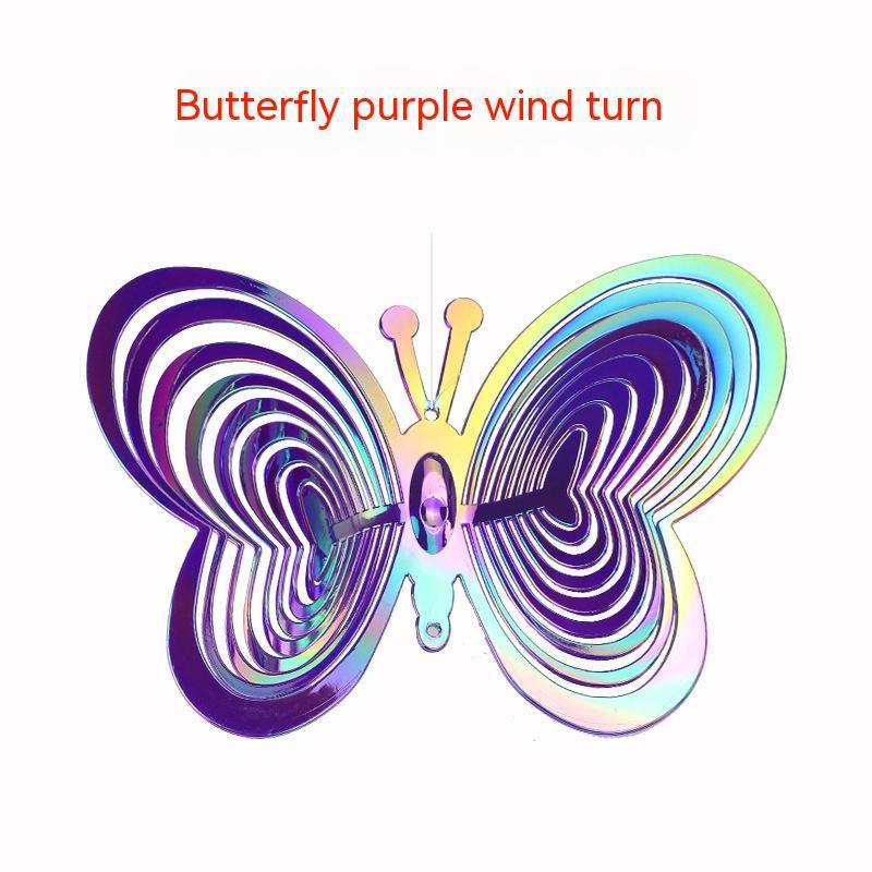 Garden Tools Colorful Butterfly Reflective Wind Chimes - Gardening Tools | Accessory Elegant (View 8)