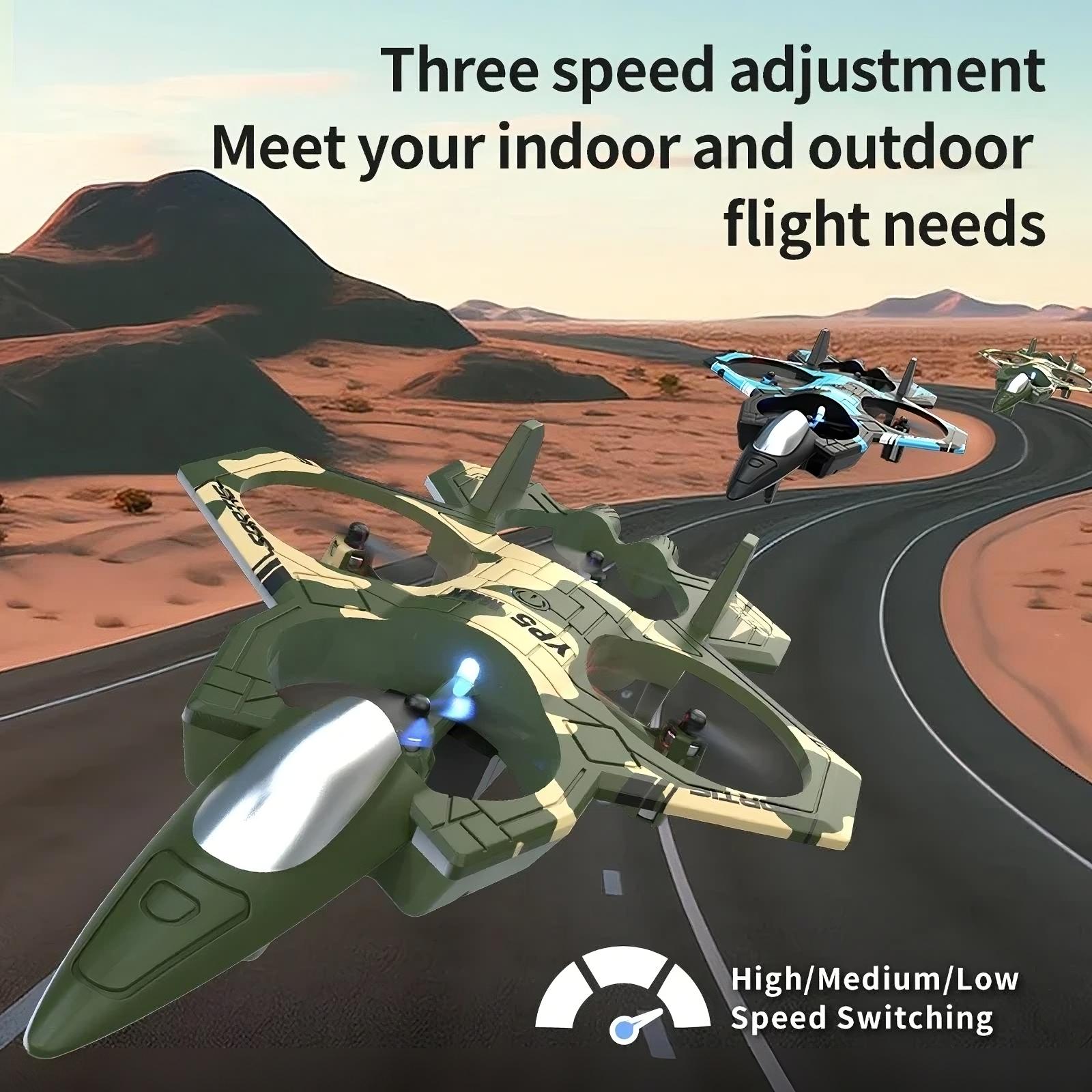 Rc Foam Fighter Drone Kids Beginners | Series - Remote Control Airships & Blim | Blocks Puzzle (View 5)