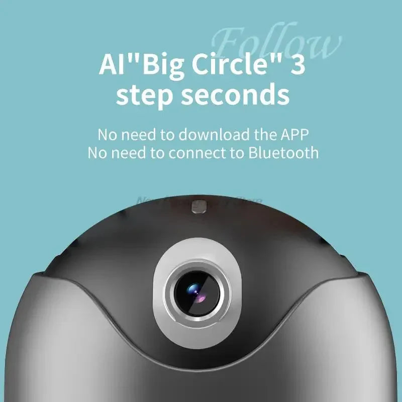 Q8 Ai Auto Face Tracking Rotation Gimbal Stabilizer - Home & Garden > Storage & Organization | Bluetooth Portable (View 5)