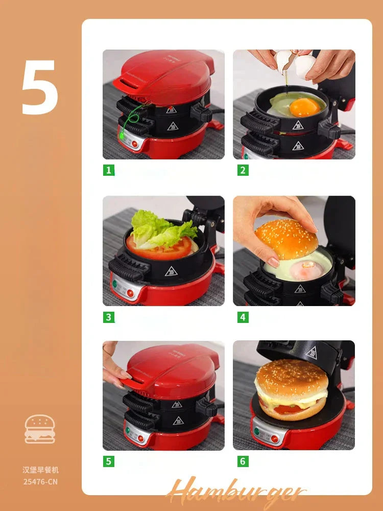 Burger Maker Machine | Organizer Holder Adapter - Home & Garden > Storage & Organization | Burger Elegant (View 5)