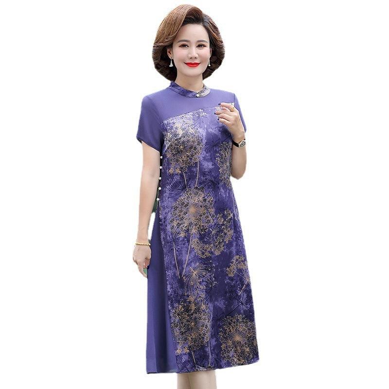 Womens Clothes Summer Cloud Brocade Improved Cheongsam - Women's Clothes and Accesories | Accessory Clothes (View 3)