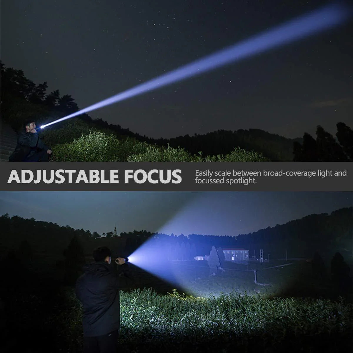 Usb Charging Zoom P50 Flashlight | Holder Adapter - Home & Garden > Lighting | Accessory Elegant