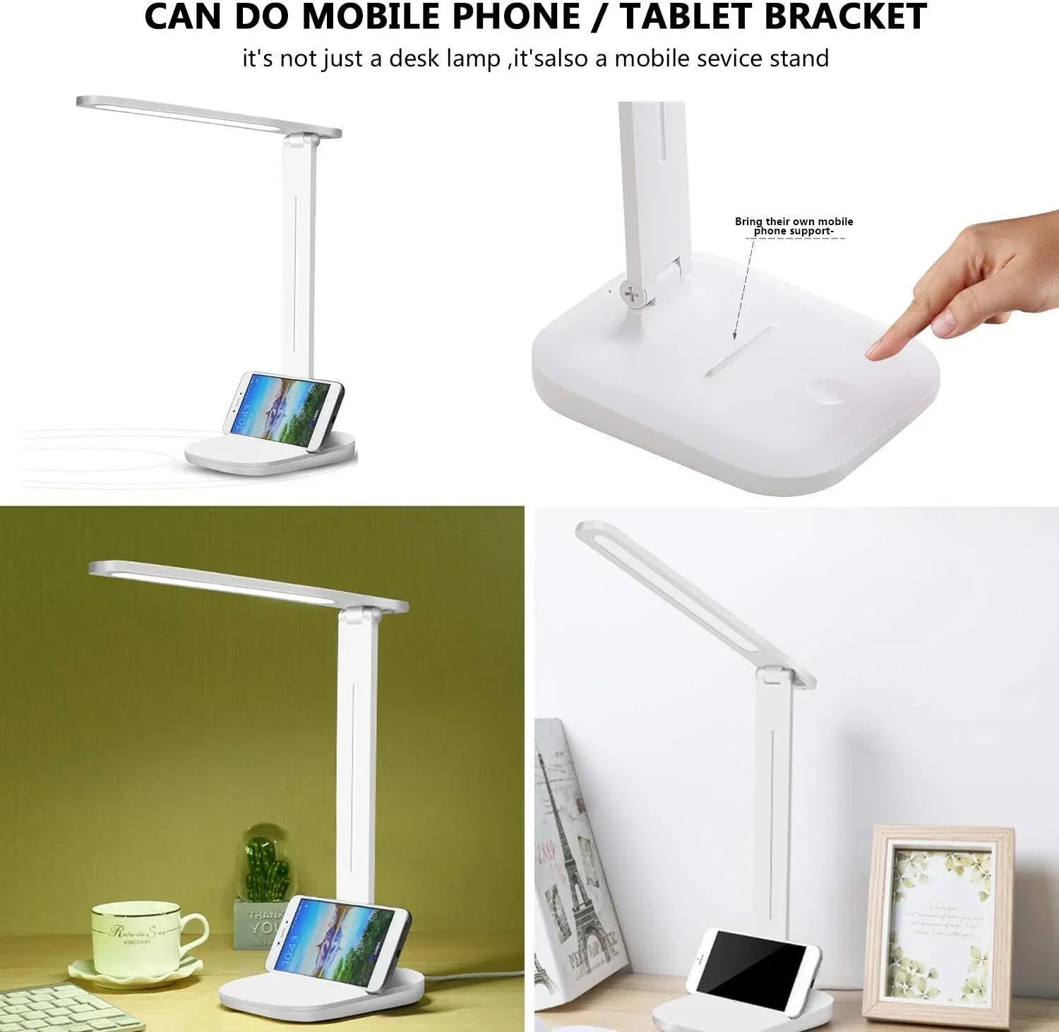 Klemmleuchte Dimmbar Schreibtischlampe Leselampe - Home & Garden > Lighting | Bluetooth Device (View 7)