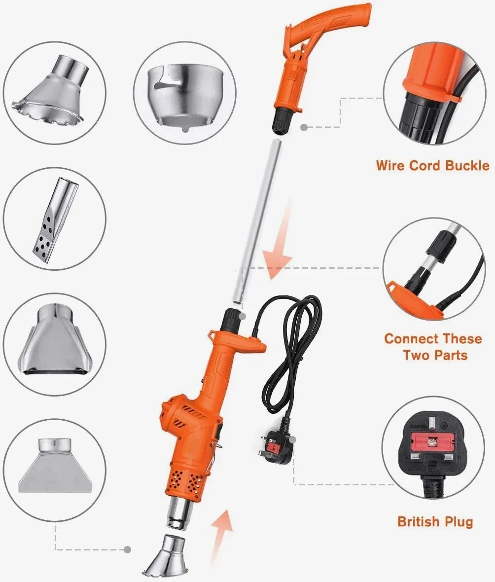 Multifunctional Electric Grass Burning Machine - Gardening Tool Handles | Christmas Decorative
