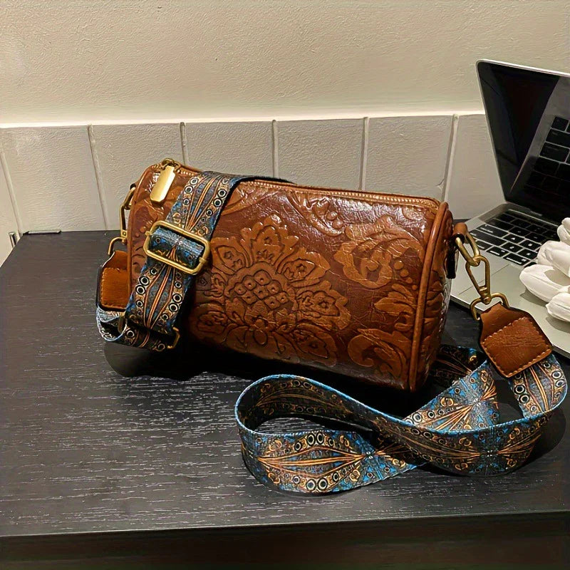 Female Bag Ethnic Style Embossed Crossbody | Converter - Electronics > Communications > Telephony > Mobile Phone Accessories > Mobile Phone Cases | Bluetooth Female (View 6)