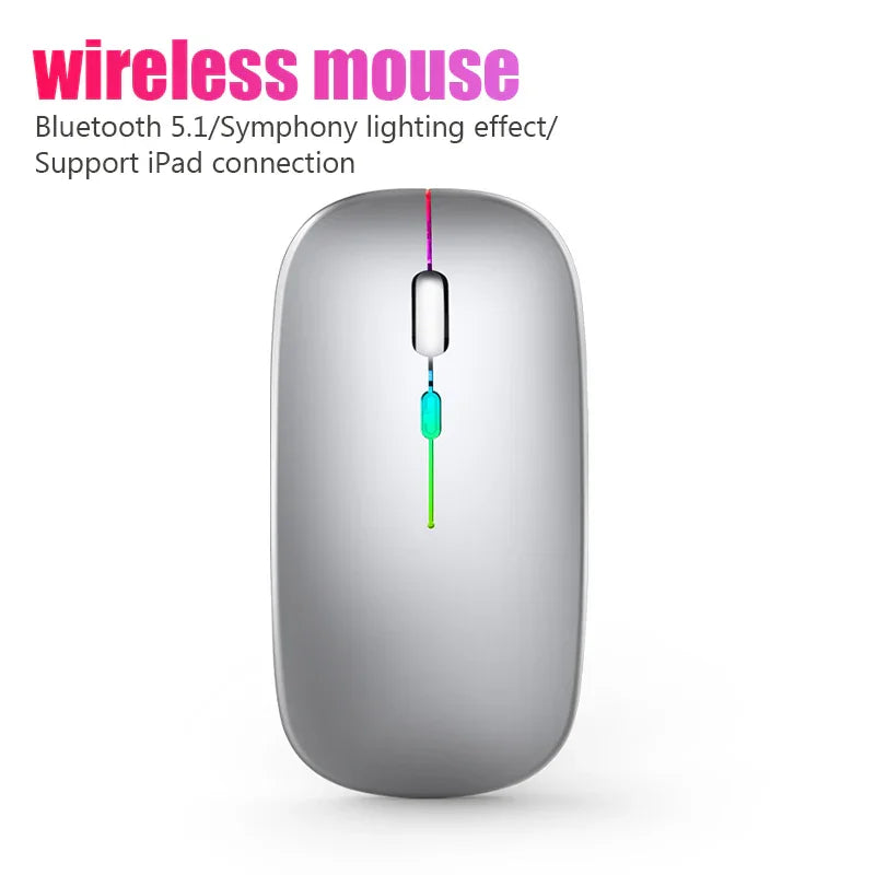 Mouse Bluetooth | Wireless Rechargeable Rgb Converter - Gaming Pads | Bluetooth Smart (View 6)
