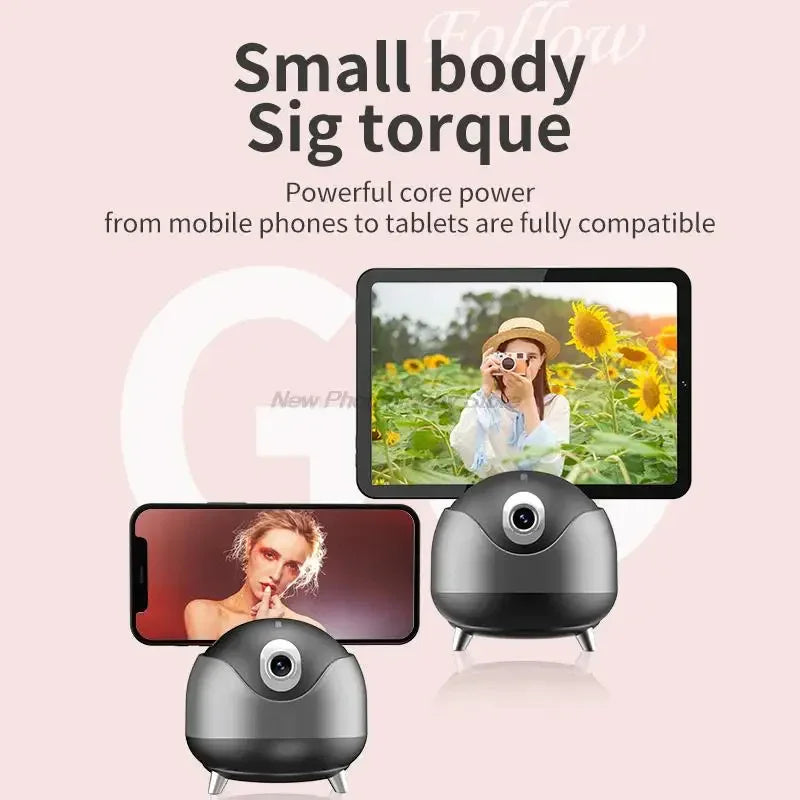 Q8 Ai Auto Face Tracking Rotation Gimbal Stabilizer - Home & Garden > Storage & Organization | Bluetooth Portable (View 6)