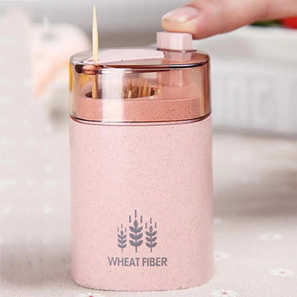 Automatic Toothpick Holder Recycled Straw Container Box - Home & Garden > Kitchen & Dining | automatic holder