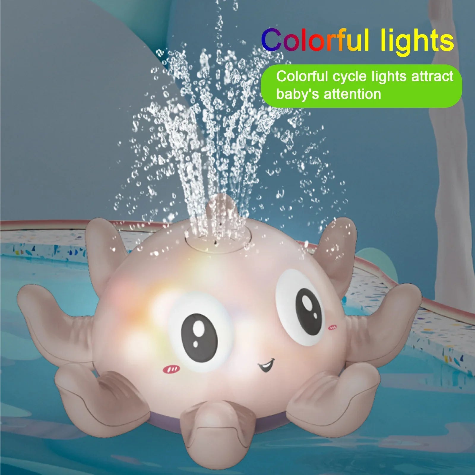 Childrens Automatic Water Spray Bath Toys Fun Flashing - 0 | Christmas Decor (View 2)