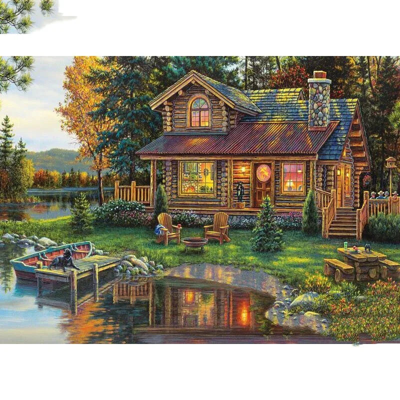 Cross Embroidery Home Decor Gift | 5d Edition - 0 | Christmas Decorative