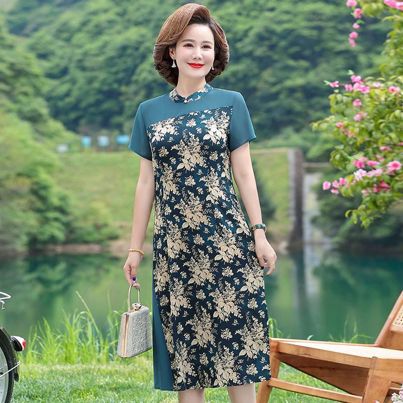 Womens Clothes Summer Cloud Brocade Improved Cheongsam - Women's Clothes and Accesories | Accessory Clothes (View 5)