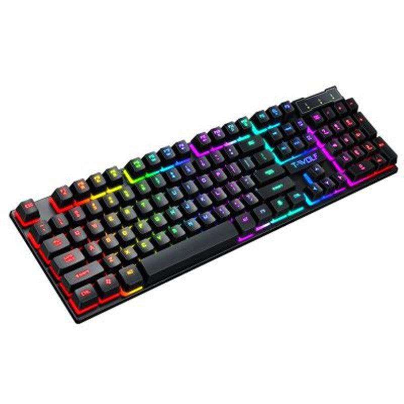 Gaming Usb Luminous Wired Keyboard Floating Manipulator - Gaming Equipment | Bluetooth Device (View 4)