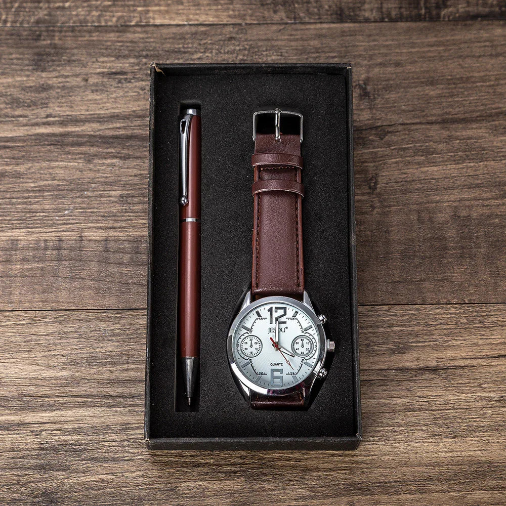 Mens Gift Set Beautifully Wrapped Watch Pen | Kit - 0 | 40Mm Christmas (View 4)
