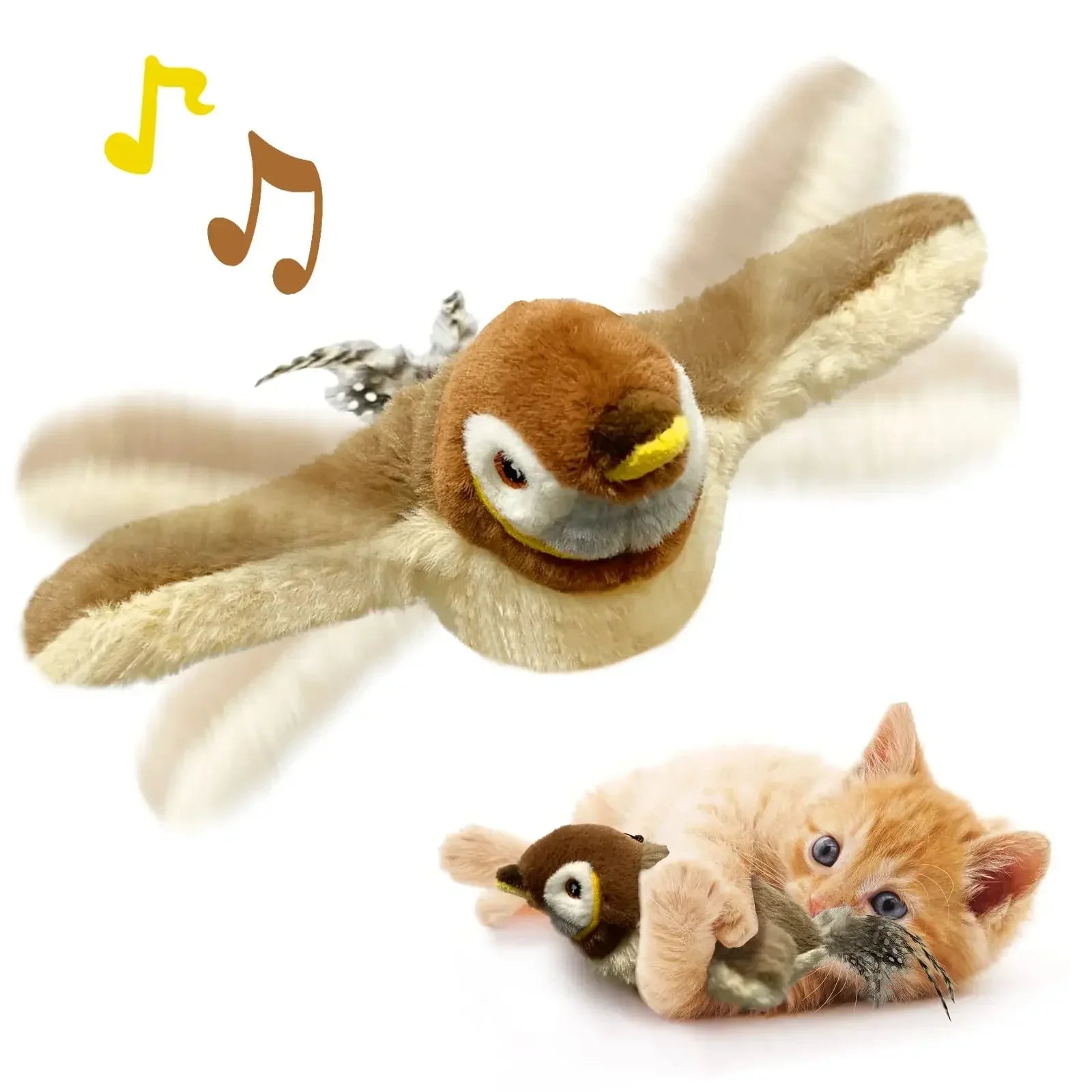 Interactive Bird Cat Toy Play Exercise | Bundle - Dog Toys (View 7)