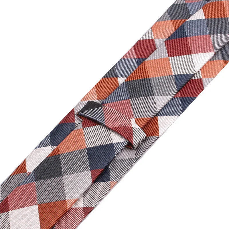 Casual Plaid Ultra Narrow Tie Mens Clothing Accessories - Men's Clothing & Accessories | Accessory Elegant (View 6)