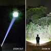 15000000LM Brightest LED Flashlight Rechargeable Tactical Police Work Light Lamp