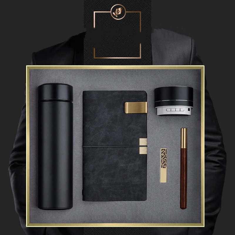 Notebook Disk Speaker Gift Box | Tool Kit Set - 0 | 200Mm Black