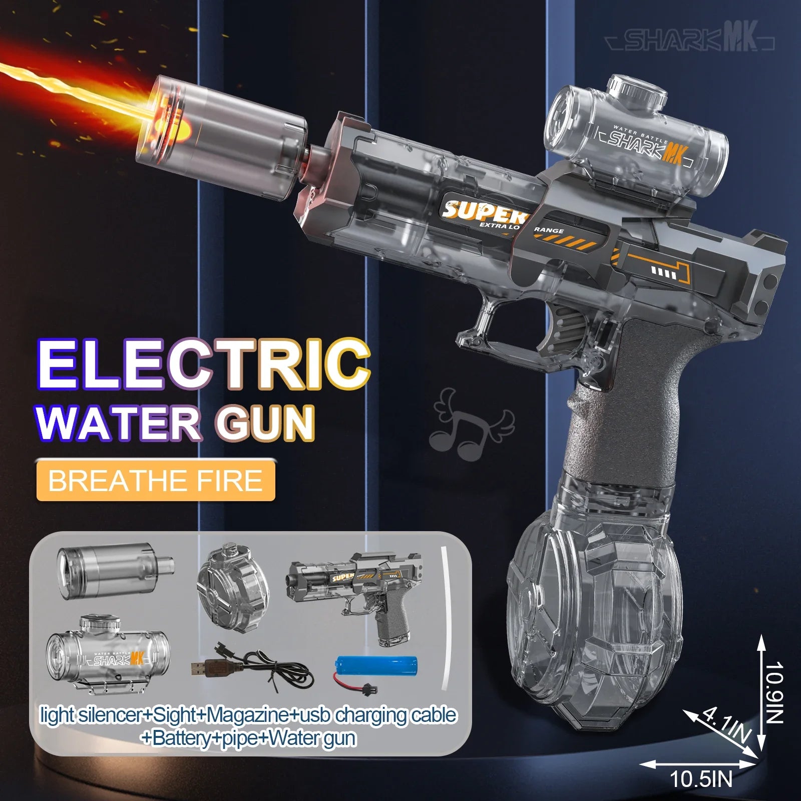 Glow Water Gun Nighttime Battles | Led Holder - Home & Garden > Lighting | Blocks Collar (View 8)