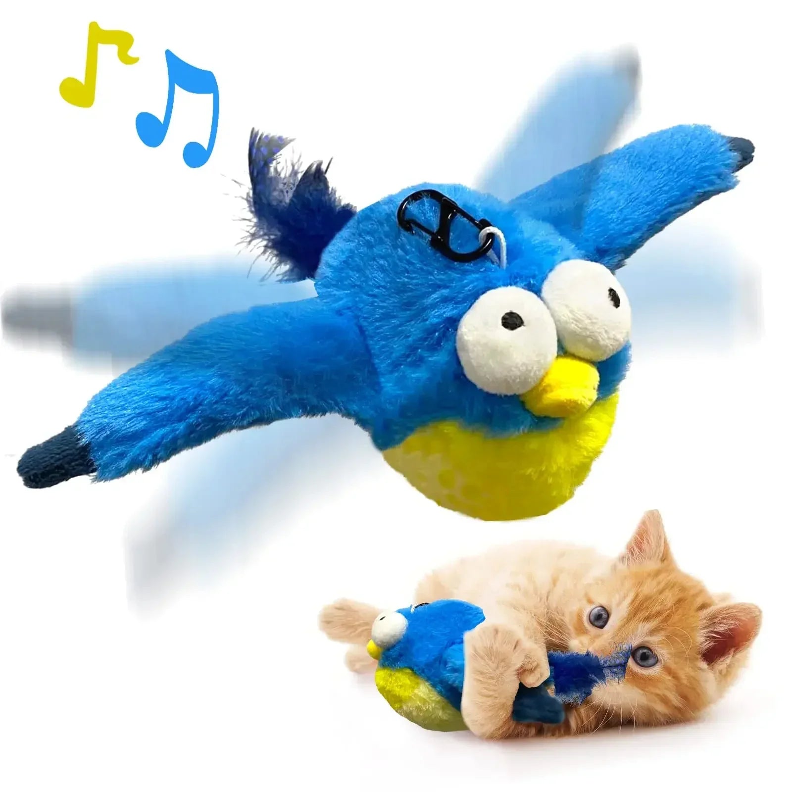 Interactive Bird Cat Toy Play Exercise | Bundle - Dog Toys (View 8)