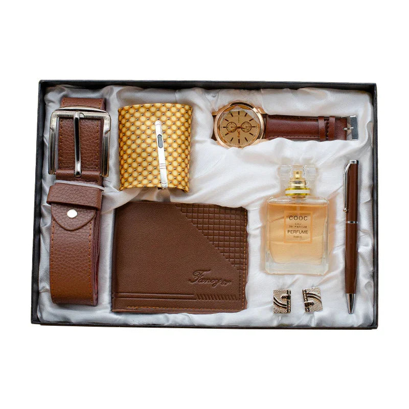 Mens Eight Piece Set Gift Business Festival | Organizer - Home & Garden > Storage & Organization | Alloy Eight-Piece (View 7)