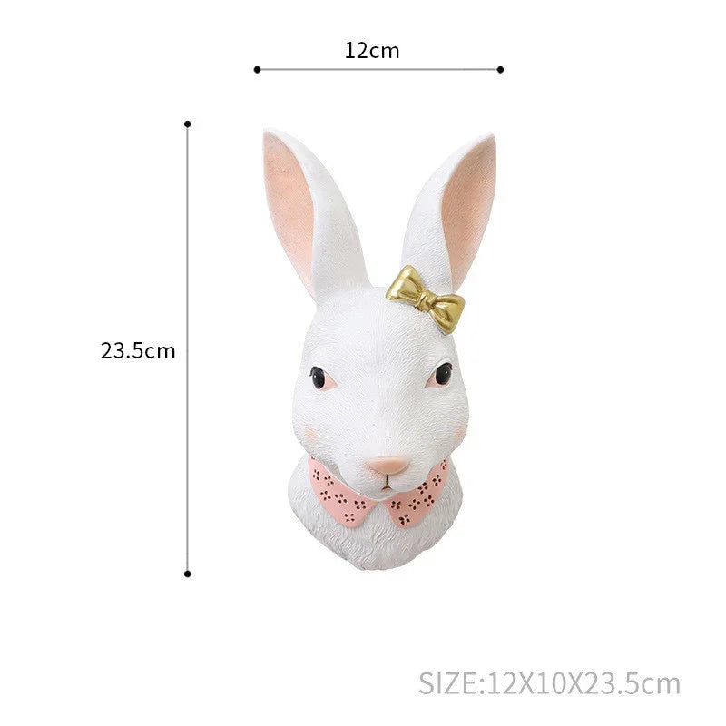 Home Original Cartoon Rabbit Wall Decor | Set - Home Decor | Christmas Decorative (View 6)