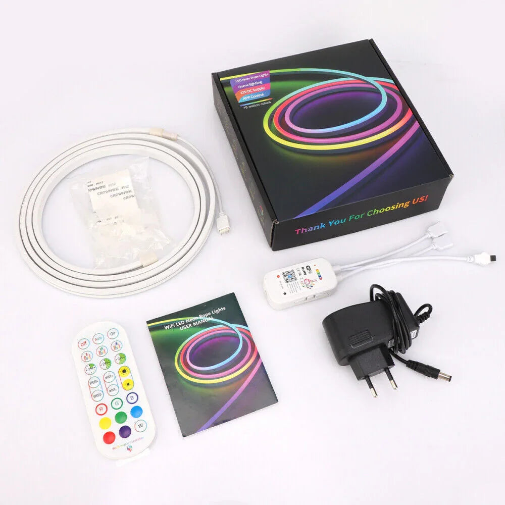 Neon Strip Flexible Amp | Led Smart Waterproof - Home & Garden > Lighting | Christmas Decorative (View 5)