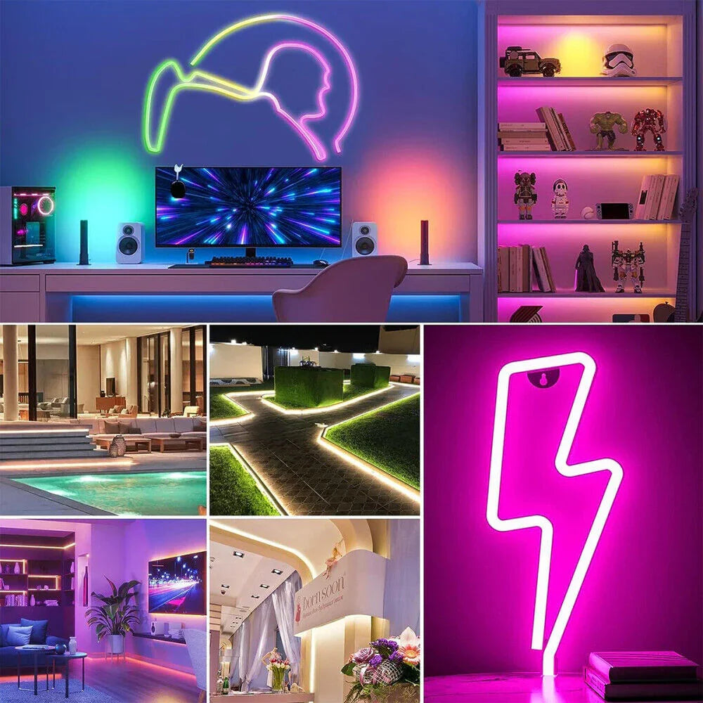 Neon Strip Flexible Amp | Led Smart Waterproof - Home & Garden > Lighting | Christmas Decorative (View 4)
