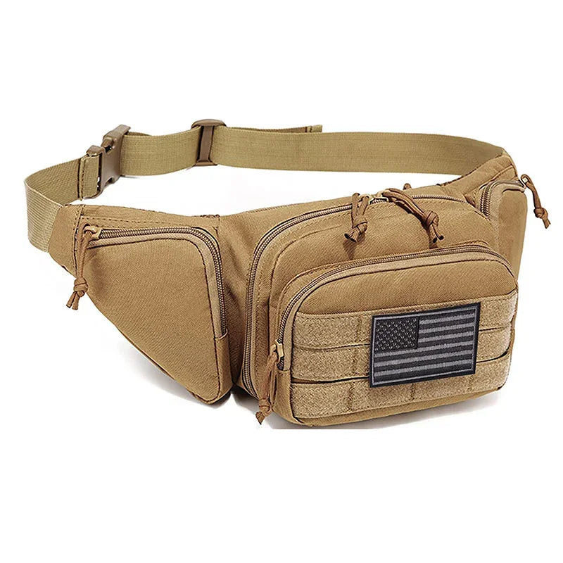 Outdoor Multifunctional Tactical Waist Bag | Gauge - Electronics > Communications > Telephony > Mobile Phone Accessories > Mobile Phone Cases | Bluetooth Multifunctional (View 2)