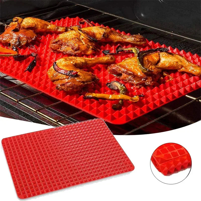 Non Stick Pyramid Cooking Mat Baking Grid Versatile - 0 | Candy Chocolate
