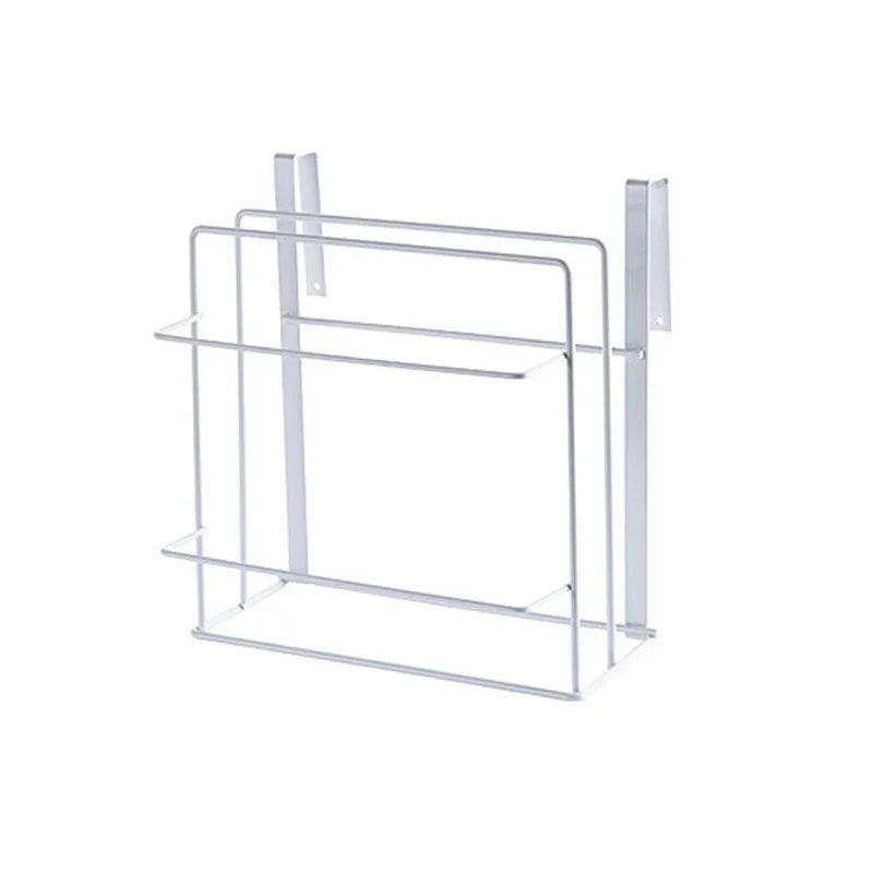 Kitchen Double Layer Towel Rack Hanging Holder Cabinets - Home & Garden > Storage & Organization | Double Kitchen (View 6)