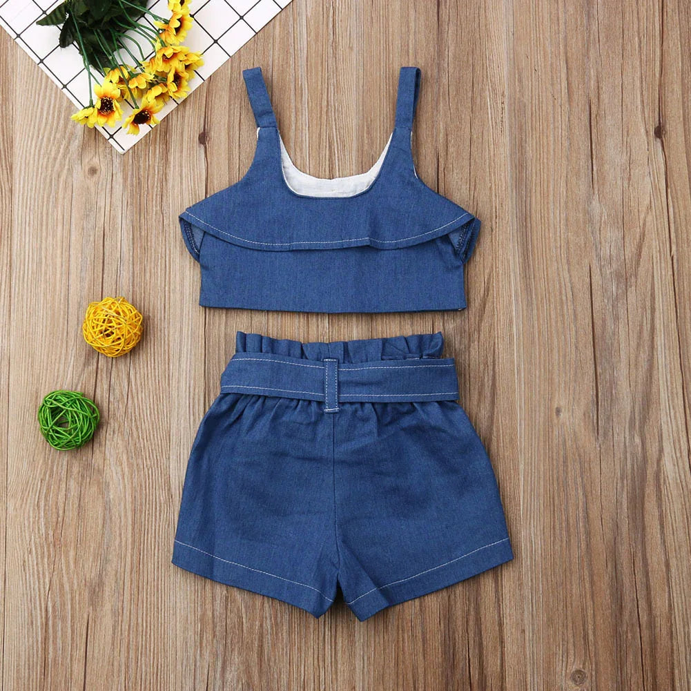 Childrens Clothing Girls Suspender Skirt | Measuring - 0 | Childrens Clothing (View 2)
