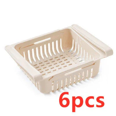 Refrigerator Storage Basket Stretchable Multifunction - Home & Garden > Storage & Organization | Candy Chocolate (View 13)