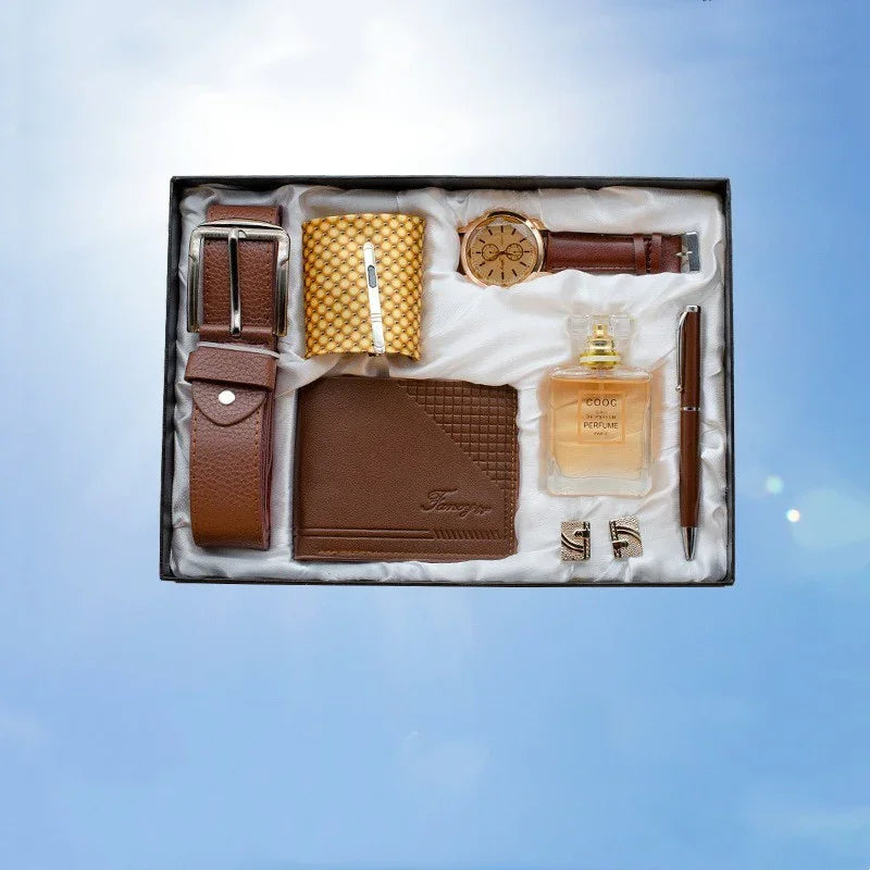 Mens Eight Piece Set Gift Business Festival | Organizer - Home & Garden > Storage & Organization | Alloy Eight-Piece