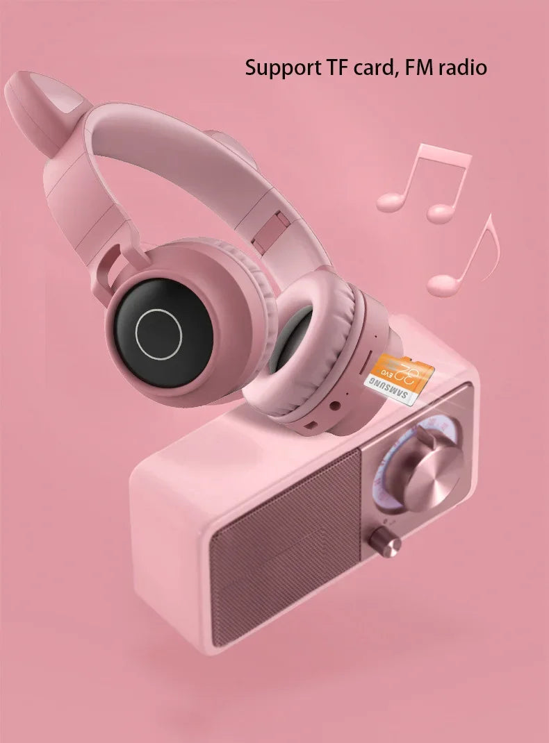 Cat Ear Headphones Cancelling Bluetooth Adults Kids - Home & Garden > Lighting | Bluetooth Smart (View 16)