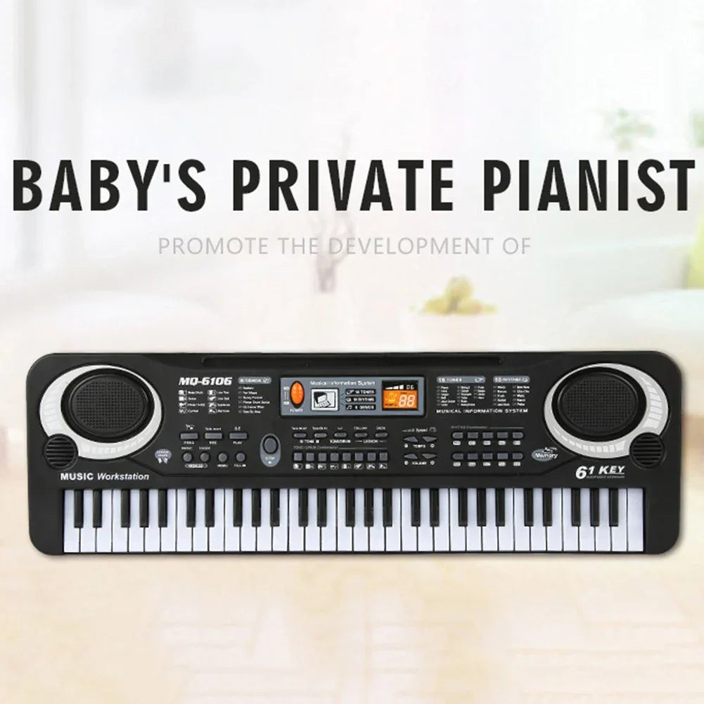 Kids Electronic Piano Keyboard Keys Organ Microphone - Dog Toys | Electronic Kids (View 17)