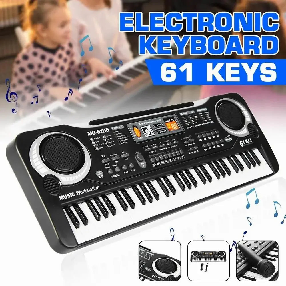 Kids Electronic Piano Keyboard Keys Organ Microphone - Dog Toys | Electronic Kids (View 19)
