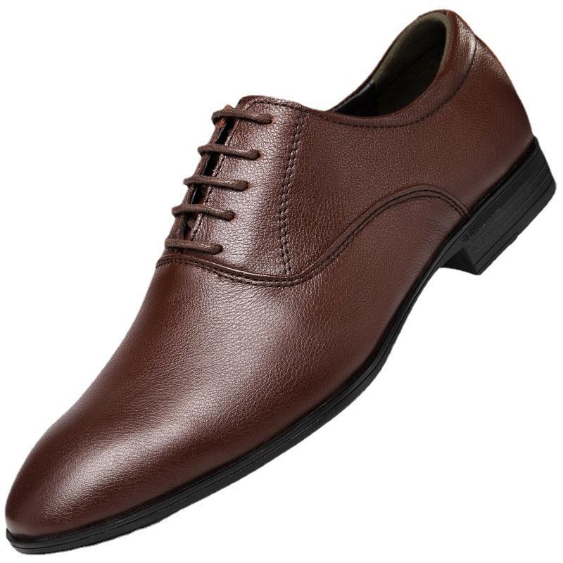 Mens Pointed Business Casual Shoes | Leather Model - 0 | Accessory Elegant (View 5)