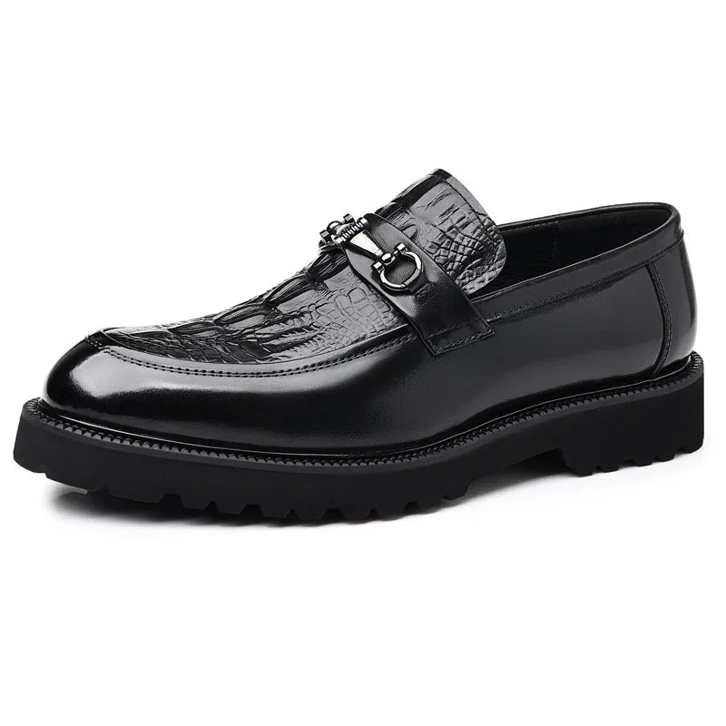 Mens Genuine Business Casual | Leather Accessory - 0 | Black Genuine (View 3)