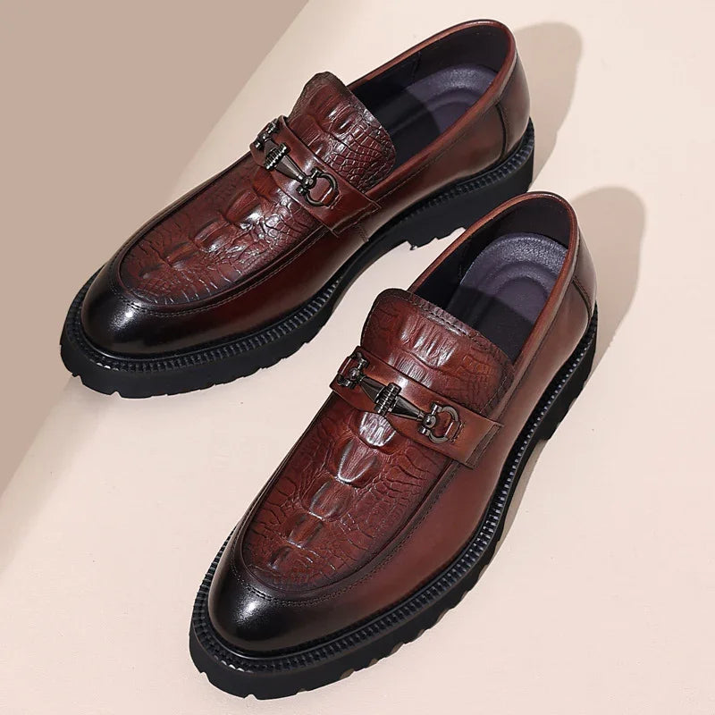 Mens Genuine Business Casual | Leather Accessory - 0 | Black Genuine (View 2)